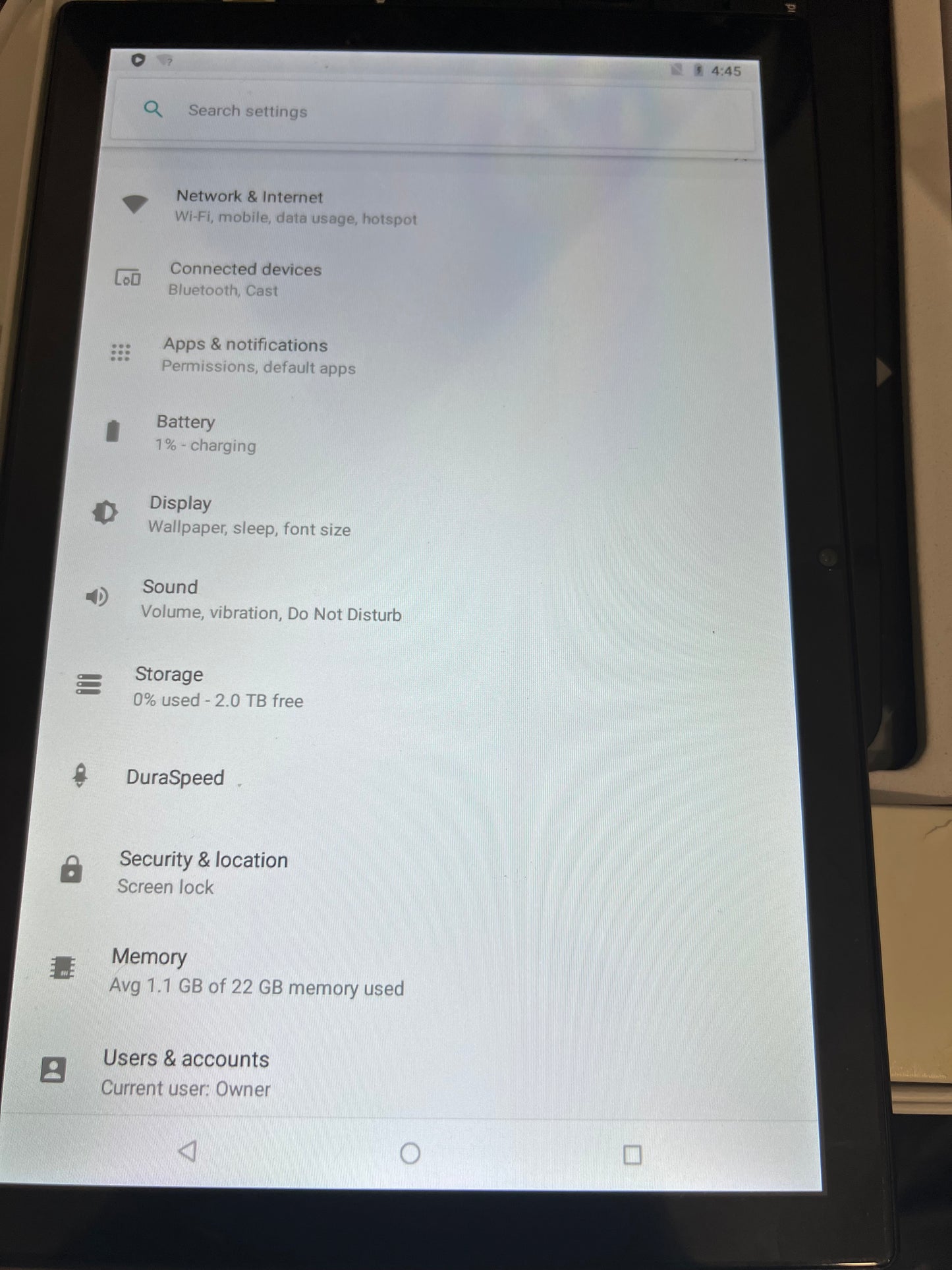 Android Tablet 1TB